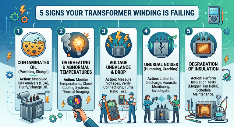 5 Signs Your Transformer Winding Is Failing