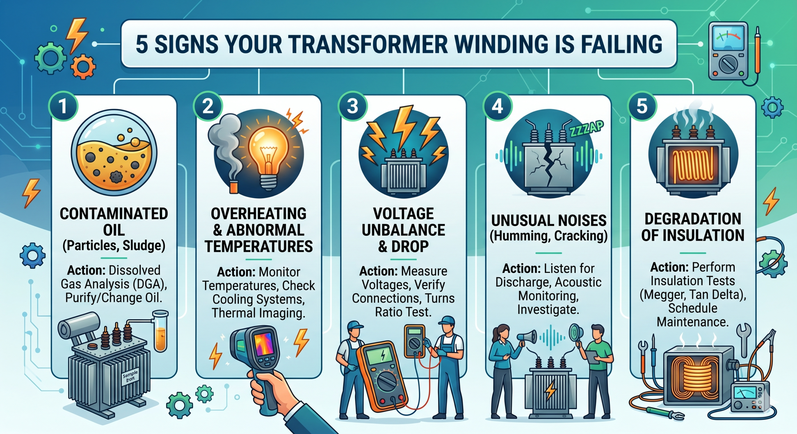 5 Signs Your Transformer Winding Is Failing